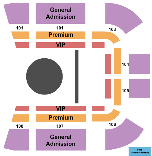 Red Bird Mall Seating Chart: Nuclear Circus