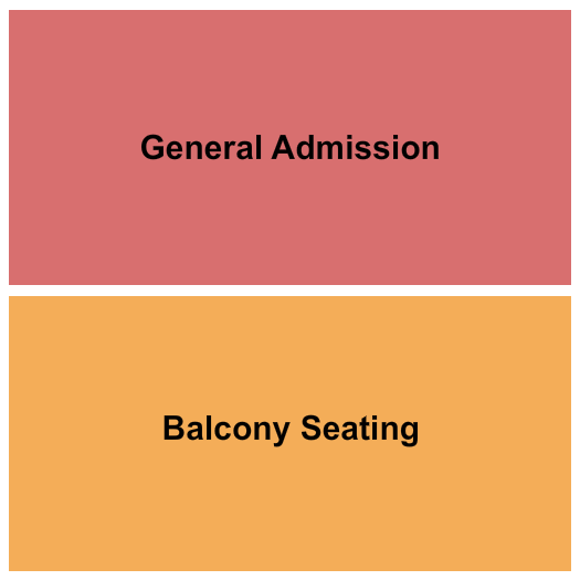 Red Flag Seating Chart: GA/Balcony Seat