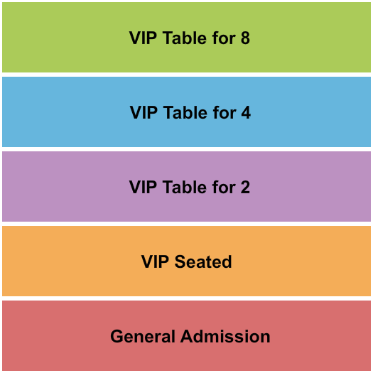 Y Bar Seating Chart: Burlesque