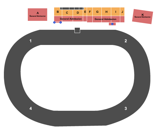 Red River Valley Speedway Seating Chart: World of Outlaws