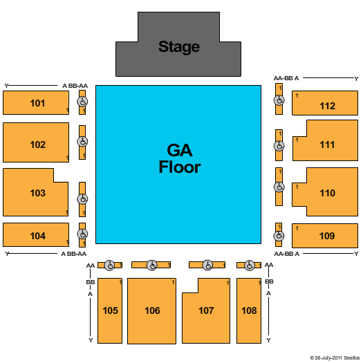 Red Rock Casino Seating Chart