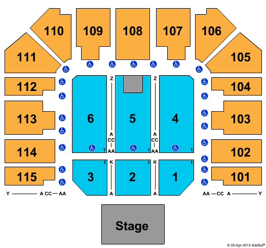 Red Rock Casino Seating Chart