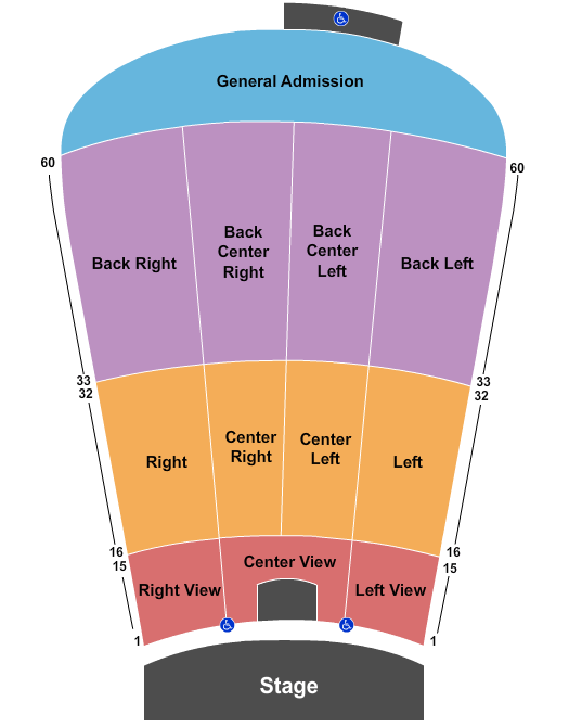 Red Rocks Amphitheatre Seating Chart