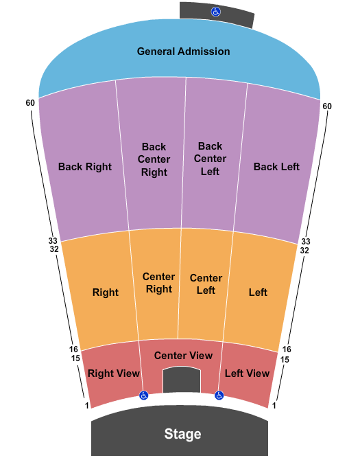 Red Rocks Amphitheatre Map