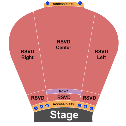 Red Rocks Amphitheater Detailed Seating Chart
