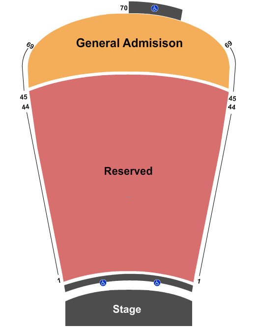 Red Rock Amphitheater Seating Chart Las Vegas