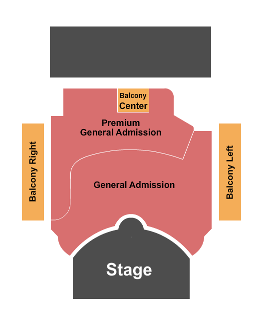 Red Stage Fontana Seating Chart: GA/Premium/Balc