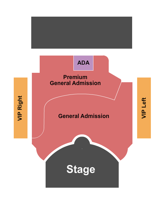 Red Stage Fontana Seating Chart: GA/VIP