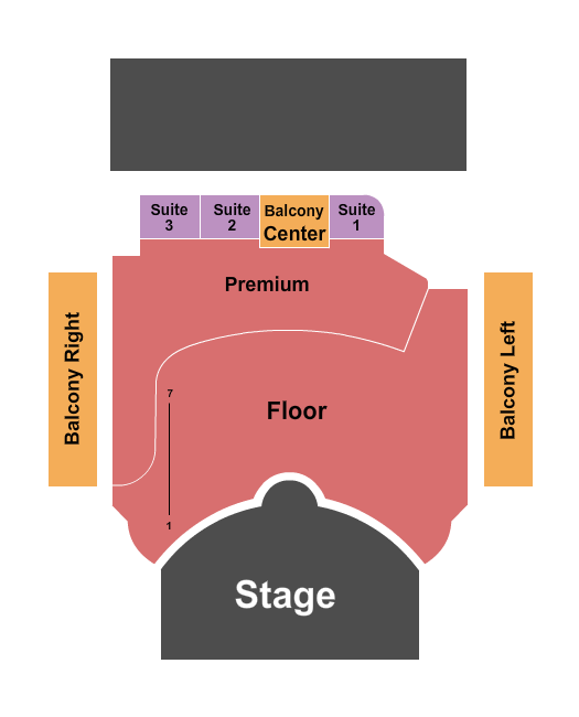 Red Stage Fontana Seating Chart: RSV Floor/Premium/Suites