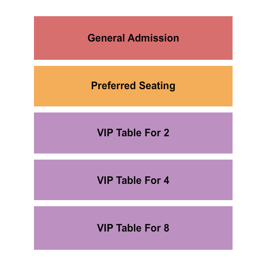 Red Velvet Burlesque Show - Dallas Seating Chart: Red Velvet Burlesque
