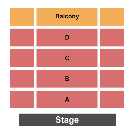 Redford Theatre Seating Chart: Candlelight