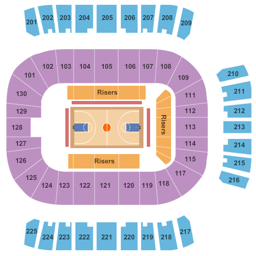 Reed Arena Map