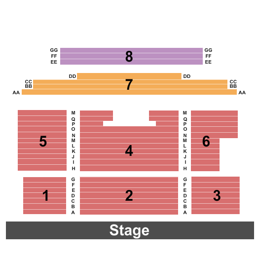 Regal LA Live Seating Chart: Endstage