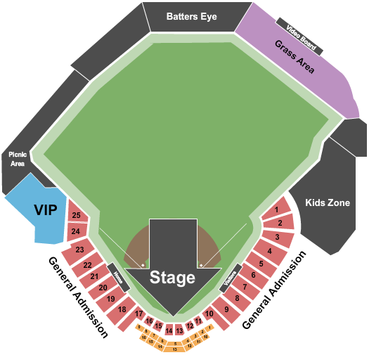 Regency Furniture Stadium Seating Chart: Concert