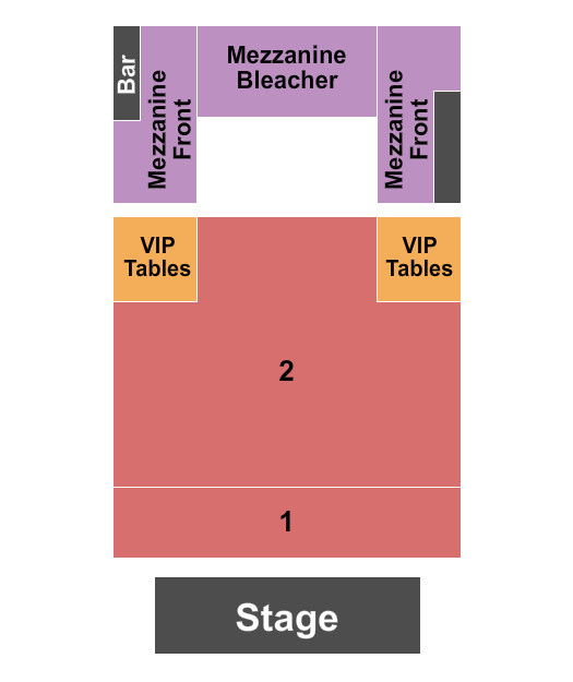 Regent Theatre - CA Seating Chart: GA 1 & 2