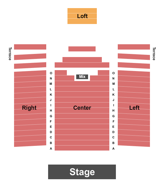 Regent Theatre - Picton Seating Chart: Endstage