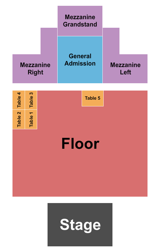 Regent Theatre - CA Seating Chart: Endstage RSV Floor 3