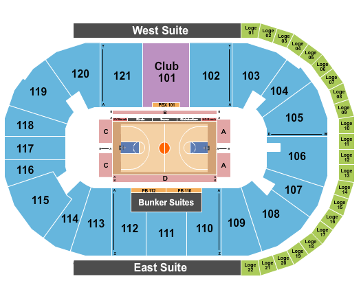 Regions Arena Seating Chart: Basketball - Globetrotters