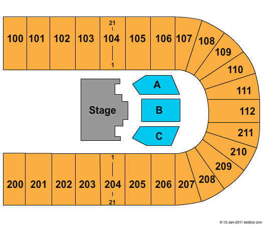 Reliant Arena Seating Chart