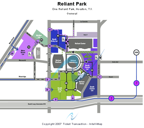 Reliant Center Seating Chart