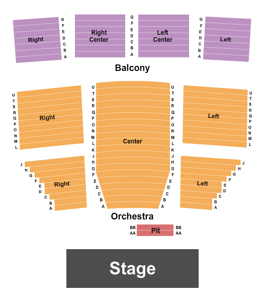 Renaissance Theatre - OH Seating Chart: Endstage 2