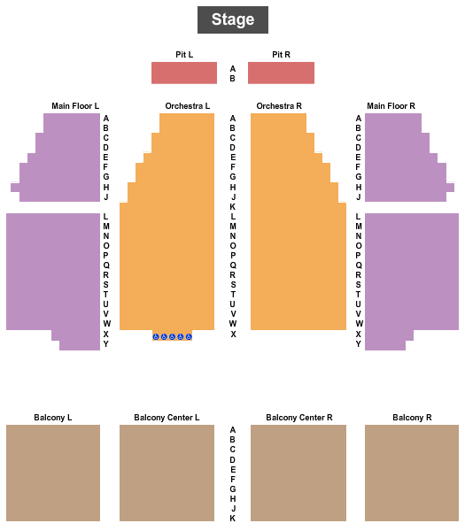 Renaissance Theatre Seating Chart