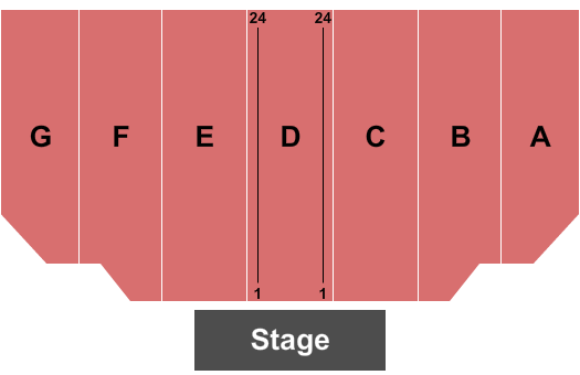 Reno Ballroom Seating Chart: Endstage 4