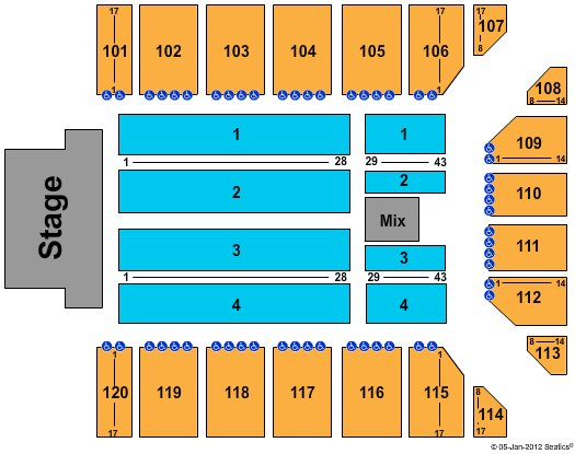 Pioneer Center Reno Seating Chart 9711