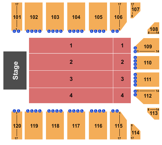 Reno Events Center Seating Chart: John Mulaney