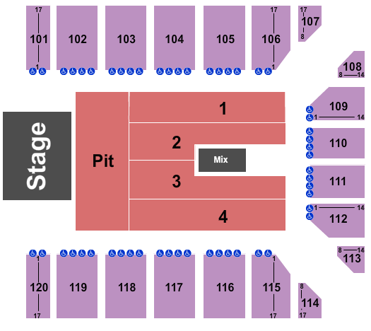 Reno Events Center Seating Chart