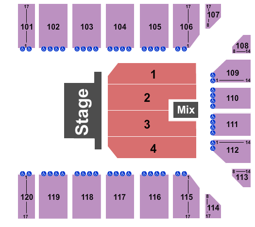 Reno Events Center Map