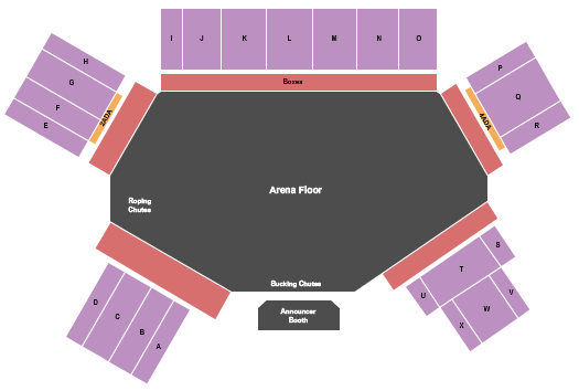 Reno Livestock Events Center Seating Chart: Outdoor Arena/ Rodeo