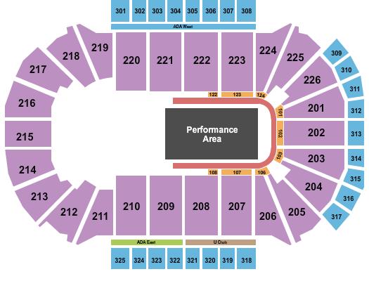 Resch Center Seating Chart: Cirque Crystal