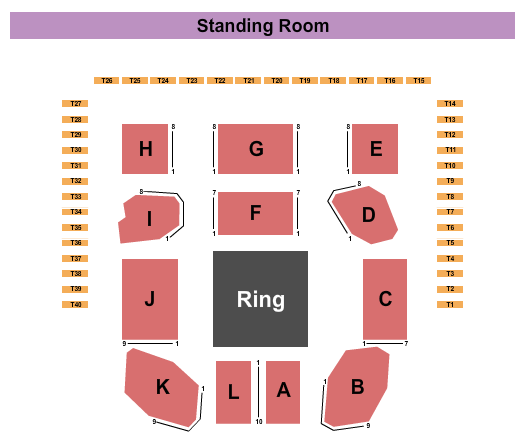 Revel Entertainment Center Seating Chart: Boxing