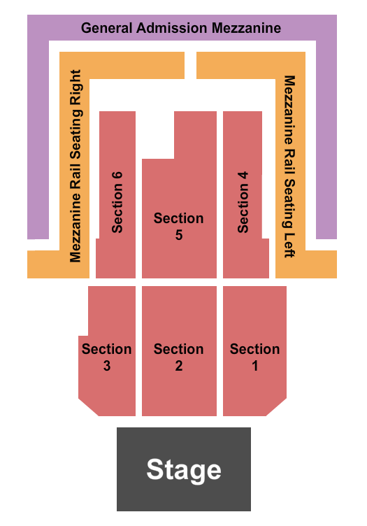 Revel Entertainment Center Seating Chart: Reserved & Mezz