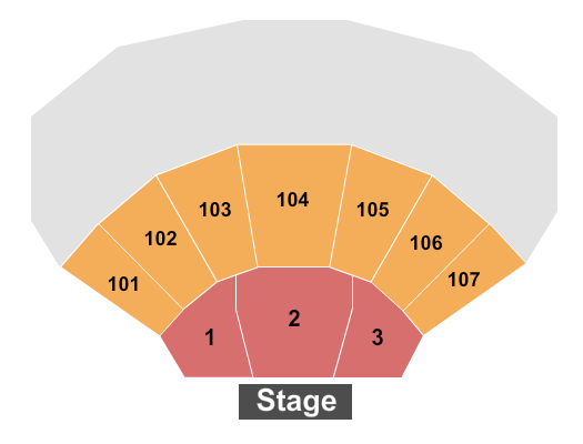 Ovation Hall at Ocean Resort Casino Seating Chart: Endstage 3
