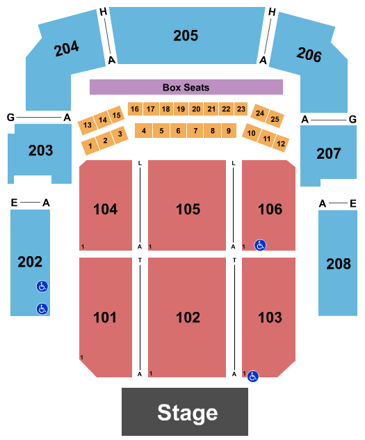 Mcallen Performing Arts Center Seating Chart