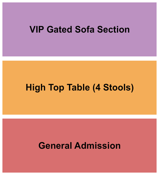 Reverb - PA Seating Chart: GA/VIP/Table