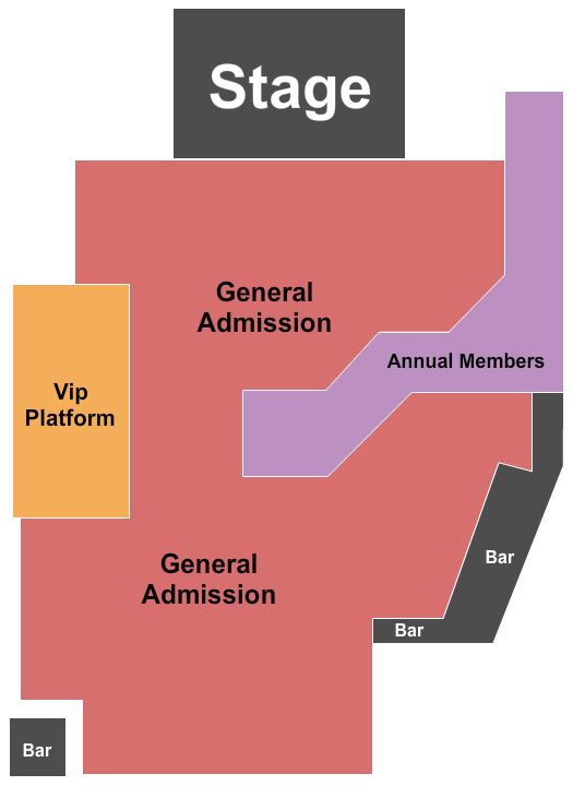 Revolution Concert House and Event Center Map