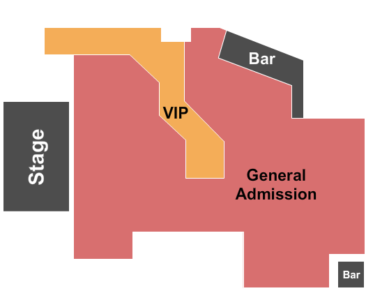 Revolution Concert House and Event Center Seating Chart: General Admission VIP