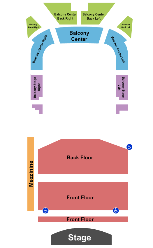 Revolution Hall - Portland Seating Chart: Endstage 3