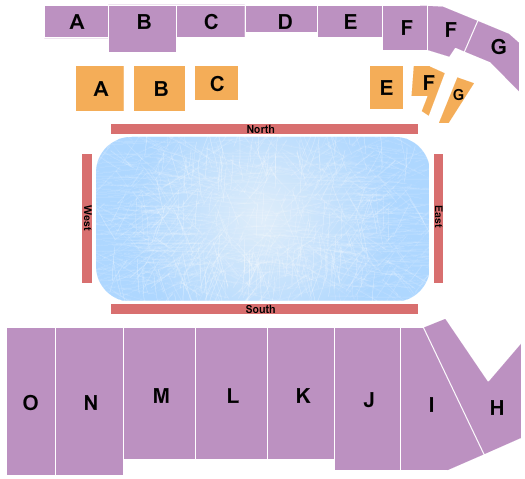 Bonnetts Energy Arena at Bonnetts Energy Centre Seating Chart: Ice Show