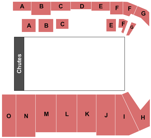 Bonnetts Energy Arena at Bonnetts Energy Centre Seating Chart: PBR