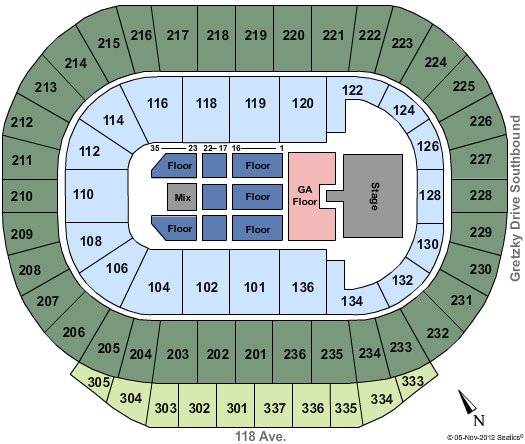 Rexall Place Seating Chart