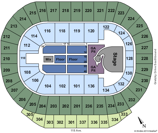 Rexall Place Seating Chart