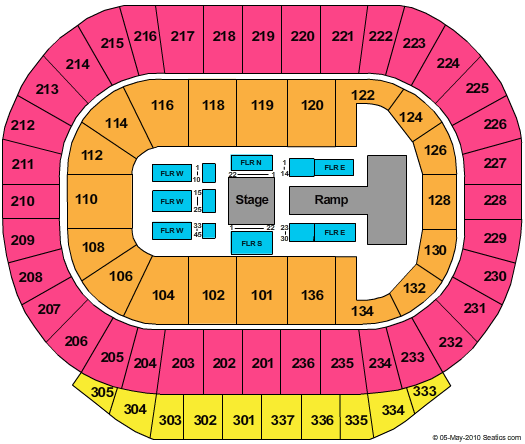 Rexall Place Seating Map