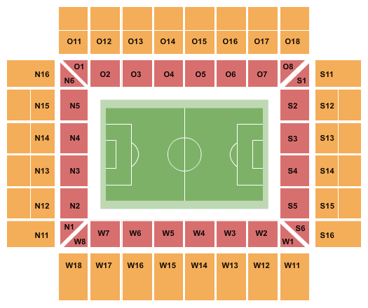 Rhein Energie Stadion Seating Chart: Soccer - Static