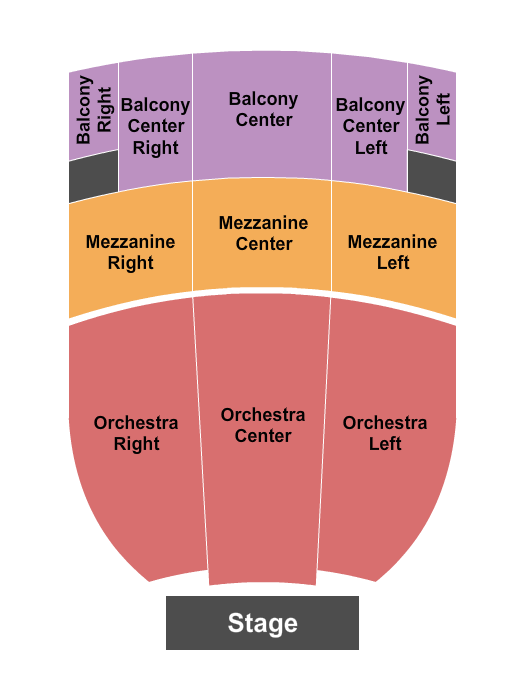 Ricardo Montalban Theatre Seating Chart: Endstage 2