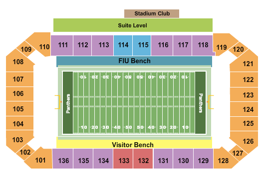 FIU Football Stadium Seating Chart