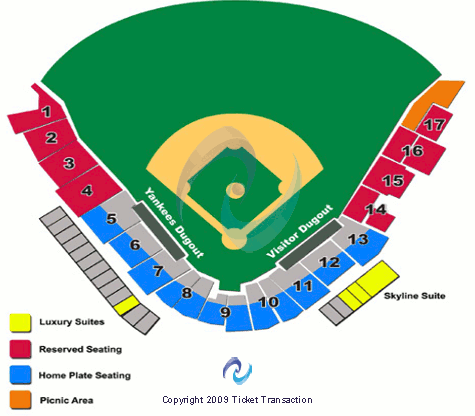 Si Yankees Seating Chart